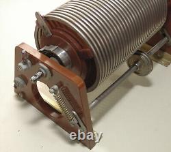 GIANT VARIABLE ROLLER INDUCTOR COIL-48uH- LINEAR POWER AMPLIFIER-ANTENNA TUNER