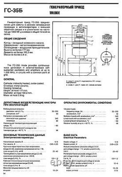 GS-35B GS35B TUBE RUSSIAN POWER TRIODE 1,5kV NEW NOS ORIGINAL BOX MILITARY 1991