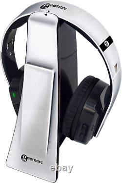 Geemarc CL7400 Opti Amplified Wireless and Foldable TV Headset 0, Silver