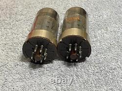 HAM RADIO RCA 6550-VI 7630 Matched pair POWER AMPLIFIER VACUUM TUBE Metal Base