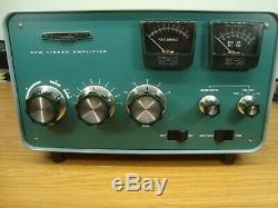 HEATHKIT SB-220 HF LINEAR AMPLIFIER with EIMAC 3-500Z TUBES GOOD WORKING CONDITION