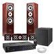 Hf5w Walnut 5.1 Surround Sound System With Subwoofer & Av550 Bluetooth Amplifier