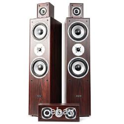 HF5W Walnut 5.1 Surround Sound System with Subwoofer & AV550 Bluetooth Amplifier