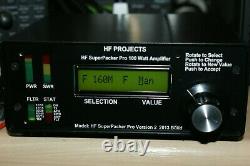 HF Superpacker Pro 100 Watt QRP Auto Band RF Amplifier withManual KX3 FT-817