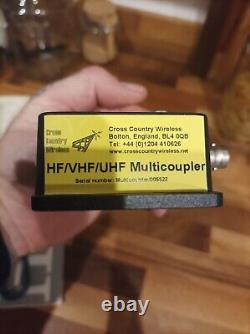 HF/VHF-UHF Multicoupler for Scanners/ Receivers