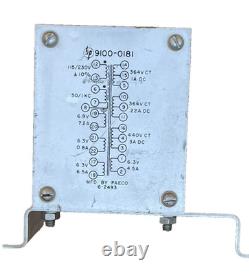 HP PAECO 9100-0181 Power Transformer / Tube Audio Amplifier/ Ham Radio
