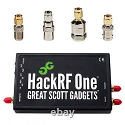 HackRF One Software Defined Radio (SDR) & SMA Antenna Adapter Bundle