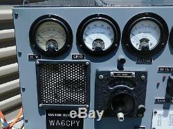 Ham Radio 80-10 Meter Homebrew Amplifier with Dual 4-1000A Tubes (well built)