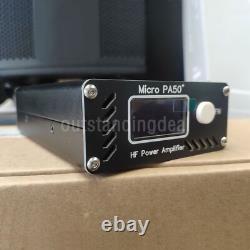 Hamgeek Micro PA50+ 50W 3.5MHz-28.5MHz HF Power Amplifier with 1.3 OLED Screen Hamgeek Micro PA50+ 50W 3.5MHz-28.5MHz HF Power Amplifier with 1.3 OLED Screen