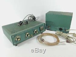 Heathkit HA-14 Ham Radio Amplifier with HA-24 Power Supply + Cetron 572B Tubes