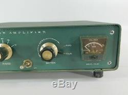 Heathkit HA-14 Ham Radio Amplifier with HA-24 Power Supply + Cetron 572B Tubes