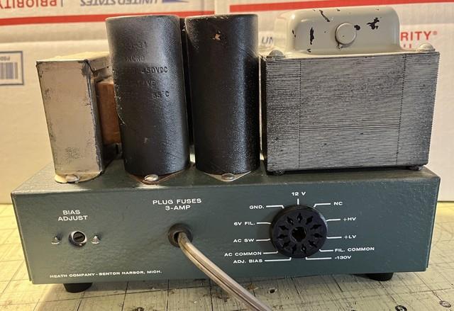 Heathkit Hp-23c Power Supply For Transmitter, Transceiver, Audio Amp, Rf Amp