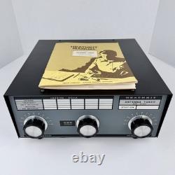 Heathkit SA-2040 HF Antenna Tuner 2KW Roller Inductor Ham Radio with Manual