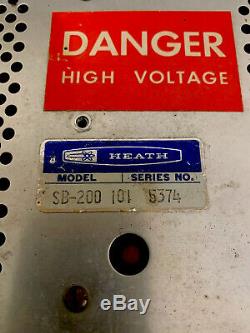 Heathkit SB-200 HF Linear Power Amplifier Works Great