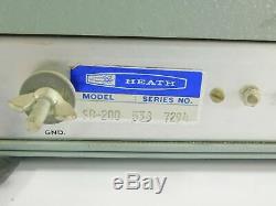 Heathkit SB-200 Ham Radio 572B Tube Amplifier (band switch is stuck) SN 538 7294