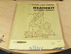 Heathkit Sb-220 2kw Linear Amplifier / Verstärker + Assembly Manual