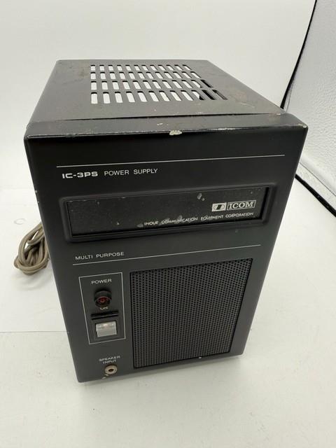 Icom Power Supply Ic-3pu Made In Japan Tested To Turn On