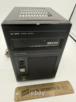 ICOM Power Supply IC-3PU Made in Japan Tested to turn on