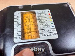 James Millen 90651 Vintage Ham Radio Grid Dip Meter with Coils in Wood Case