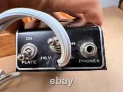 James Millen 90651 Vintage Ham Radio Grid Dip Meter with Coils in Wood Case