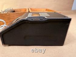 James Millen 90651 Vintage Ham Radio Grid Dip Meter with Coils in Wood Case