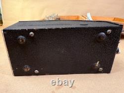 James Millen 90651 Vintage Ham Radio Grid Dip Meter with Coils in Wood Case