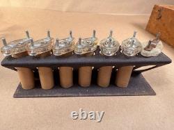 James Millen 90651 Vintage Ham Radio Grid Dip Meter with Coils in Wood Case