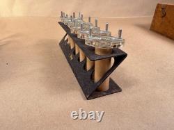 James Millen 90651 Vintage Ham Radio Grid Dip Meter with Coils in Wood Case