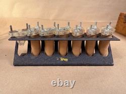 James Millen 90651 Vintage Ham Radio Grid Dip Meter with Coils in Wood Case