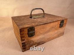 James Millen 90651 Vintage Ham Radio Grid Dip Meter with Coils in Wood Case