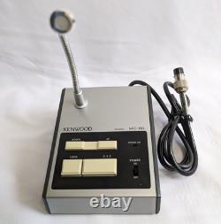 KENWOOD MC-80 Stand Desk-top Microphone 8-pin Amateur hamradio Working Excellent