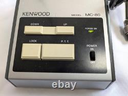 KENWOOD MC-80 Stand Desk-top Microphone 8-pin Amateur hamradio Working Excellent