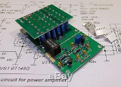 KIT power amplifier 1.8-54 MHz 1200W for LDMOS BLF188XR with protection unit