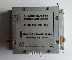 KUHNE X-BAND 11 Watt POWER AMPLIFIER 3 cm MODEL-PA-101-XL