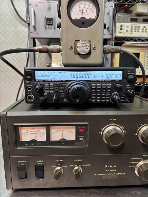 Kenwood Trio Tl-922 Ham Radio Hf Linear Amplifier 1kw Withmanual Confirmed As Is