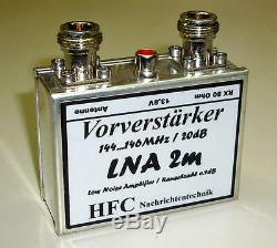 LNA-2m Vorverstärker / 20 dB / 144 146 MHz / Weißblechgehäuse