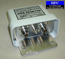 LNA-70cm-VOX GaAs-FET Mastvorverstärker / 20dB / 430 440 MHz
