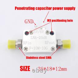 LNA RF Broadband Amplifier 10M-10G P1Db=20Dbm G=20Db Low Noise Amplifier Ultra B