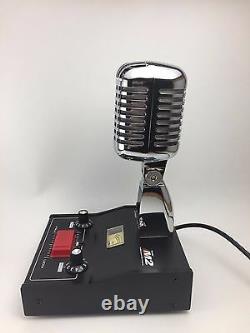 LOUD MIC DELTA M2 AMPLIFIED DYNAMIC POWER BASE MICROPHONE 5 pin Cobra CB HAM