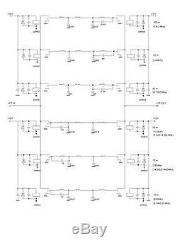 LPF low pass filter 1600W CW 1.8-30 MHz for LDMOS MOSFET amplifier BLF188XR BLF