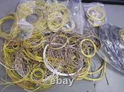 Large Joblot Of Various Length Micro Coaxial Cables From Military RF Units