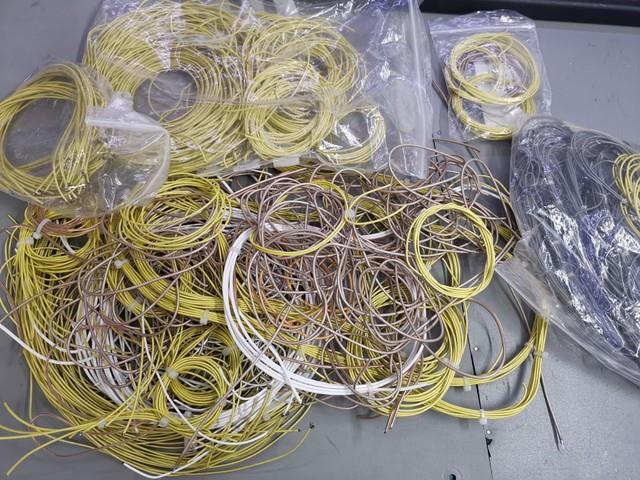 Large Joblot Of Various Length Micro Coaxial Cables From Military Rf Units
