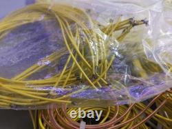 Large Joblot Of Various Length Micro Coaxial Cables From Military RF Units