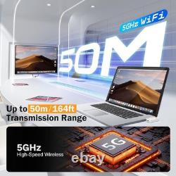 Lemorele Wireless USB C Transmitter and Receiver, 164FT/50M, 5G HDMI Wireless