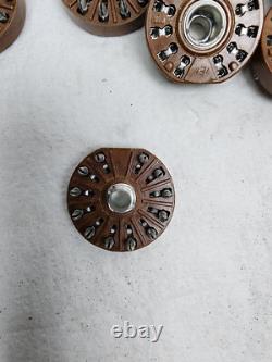Lot of 46 12-Pin Compactron Vacuum Tube Sockets Ham Radio Amplifier Brown