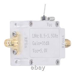 Low Noise Amplifier Easy Adjustment 0.5-3.5GHz Frequency 35dB Gain LNA 5V For UK