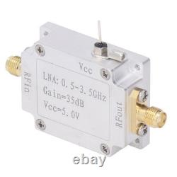 Low Noise Amplifier Easy Adjustment 0.5-3.5GHz Frequency 35dB Gain LNA 5V For UK
