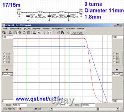 Low pass filter 1.5 KW 1.8-54 MHz amplifier BLF188 BLF188XR SD2933 VRF2933