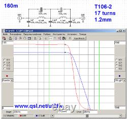 Low pass filter 1.5 KW 1.8-54 MHz amplifier BLF188 BLF188XR SD2933 VRF2933