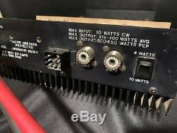 MESSENGER M4 EARLY Linear CB Ham Amplifier MRF455 Double Black Dot RARE